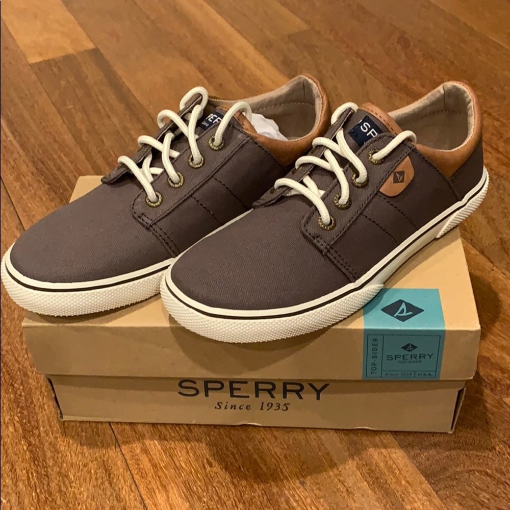 NEW Sperry’s w/Box Boys Canvas Sneakers